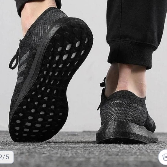 Adidas Pure Boost Go black on black - Picture 4 of 11